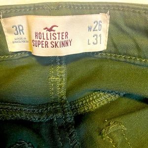 Hollister Jeans in apple green color